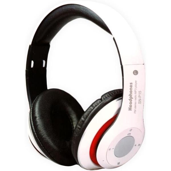 HD stereo bluetooth headset SN-P15 - Wit