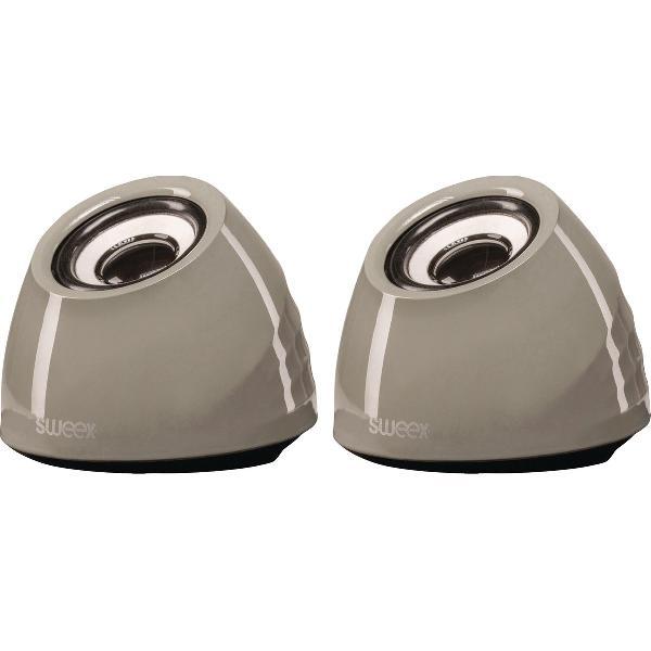 Sweex SW20SPS100GY draagbare luidspreker 6 W Draadloze stereoluidspreker Grijs