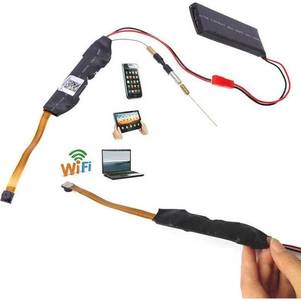 Knoop camera HD 1080P Wifi - Verborgen camera met Wifi APP - spy cam camera draadloos module