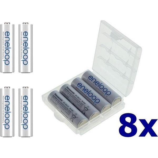 Voordeelpack - 8 Stuks - AA HR6 R6 Panasonic Eneloop Oplaadbare Batterijen - 1900mAh - BK-3MCCE/BF1