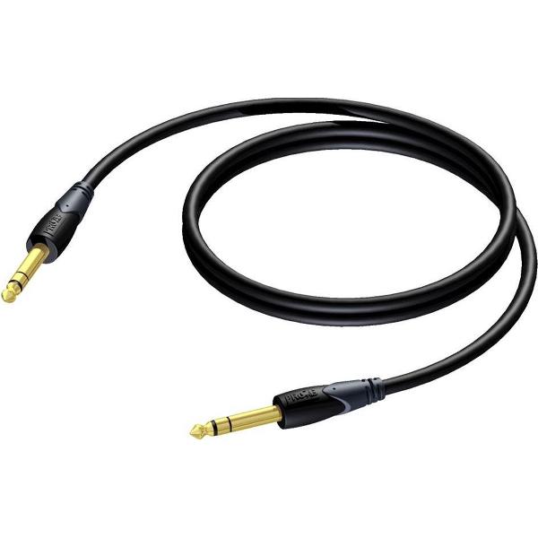 Procab CLA610 stereo 6,35mm Jack professionele kabel - 1,5 meter