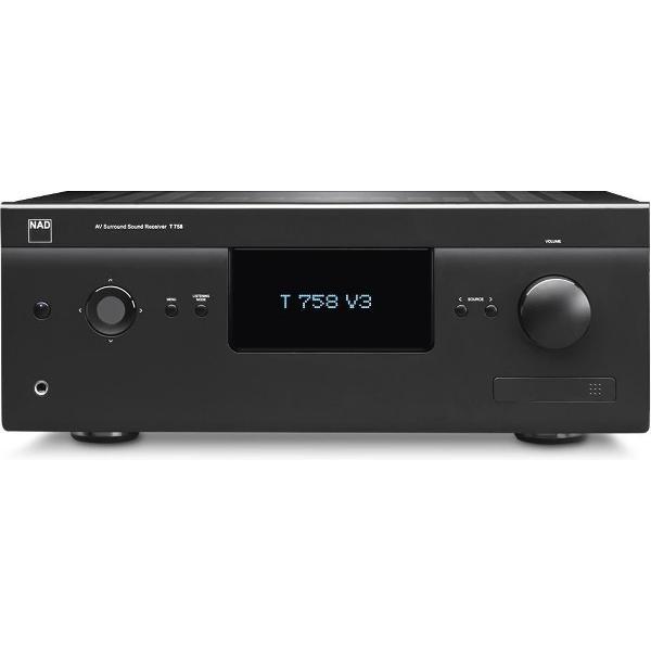 NAD T 758 V3 420W 7.1kanalen Surround Zwart AV receiver