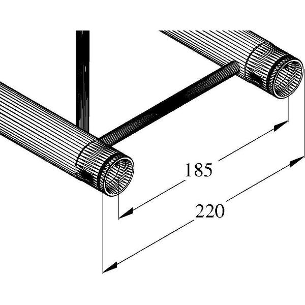 ALUTRUSS DECOLOCK DQ2-500 2-way Cross Beam