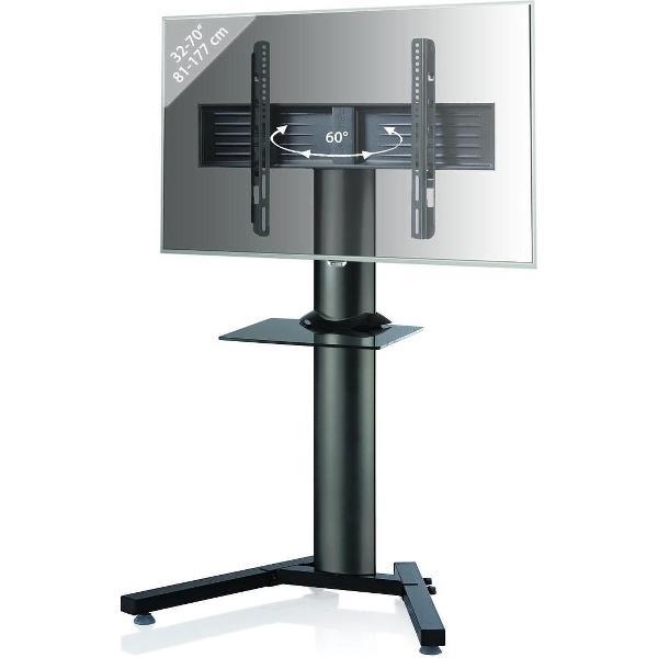 TV voet TV standaard Stadino Mini 2 zwart met tussenplankje