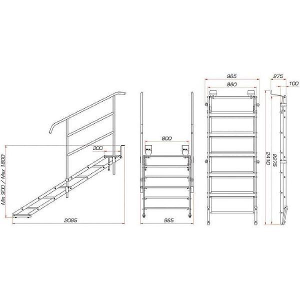 GUIL ECP-06/440 Stage Stair
