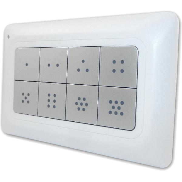 Remotec Wandzender 8knops Wit Z-Wave Plus SceneMaster