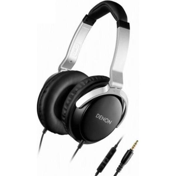 Denon AH-D510R Hoofdtelefoons Hoofdband Zwart, Zilver