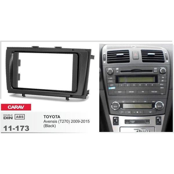 2-DIN TOYOTA Avensis (T270) 2009-2015 ((Black) inbouwpaneel Audiovolt 11-173