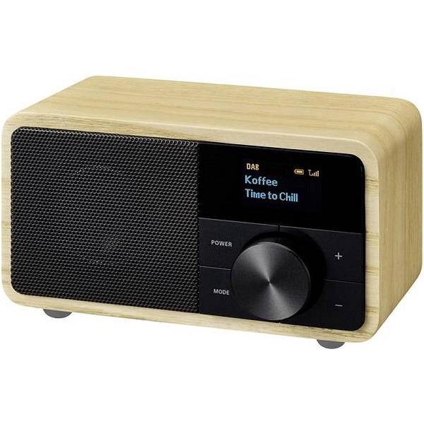 Sangean DDR-7 Retro Radio met DAB+ en FM - Sleep Timer en Bluetooth functie - Hout