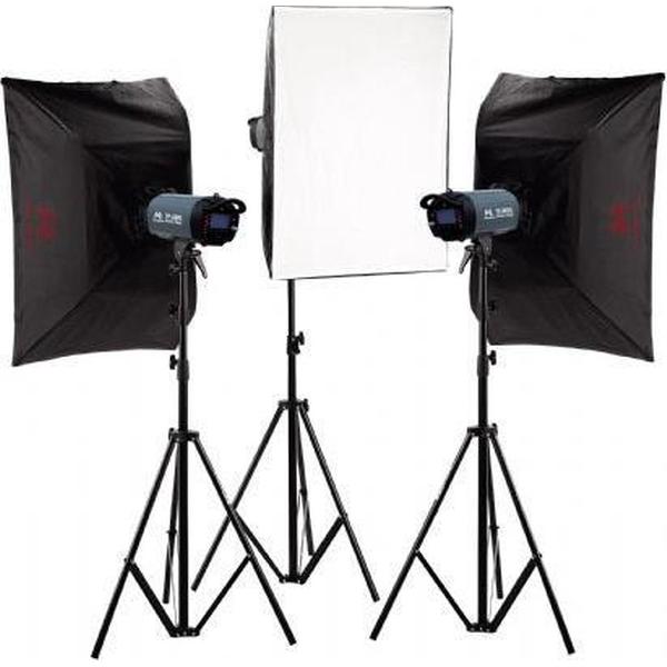 Falcon Eyes Studioflitsset TFK-3400L met LCD Scherm