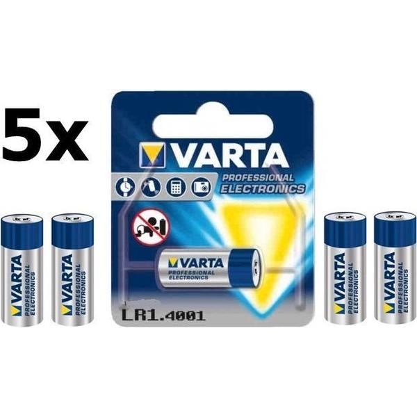 5 Stuks - Varta Professional Electronics Lady LR1 4001 1.5V 880mAh