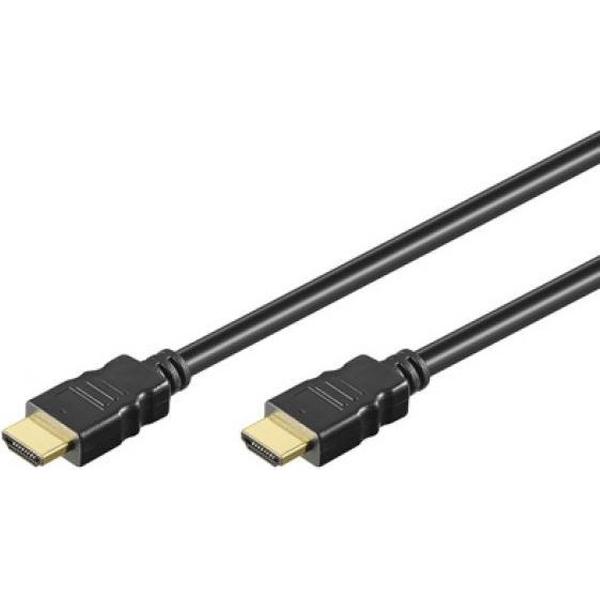 TECHly HDMI Aansluitkabel 10.00 m ICOC-HDMI-4-100 Zwart [1x HDMI-stekker - 1x HDMI-stekker]