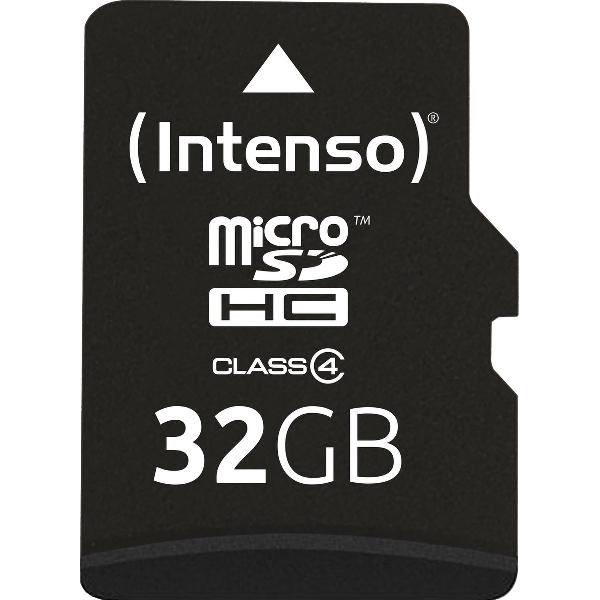 Intenso Micro SDHC 32GB 32GB Micro SDHC Klasse 4 flashgeheugen