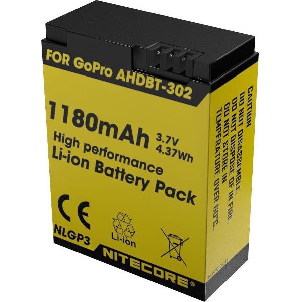 Nitecore Batterij NLGP3 Oplaadbaar voor de GP3-Serie