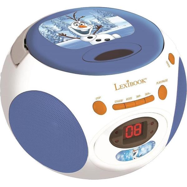 Lexibook Olaf Digitaal 1.6W Blauw, Wit CD radio