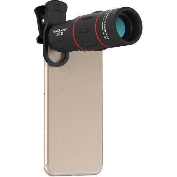 DrPhone APEX Series – Opzetlens Telescoop 18 x Zoom – Monocular – Zoom tot 18 keer in - Universeel