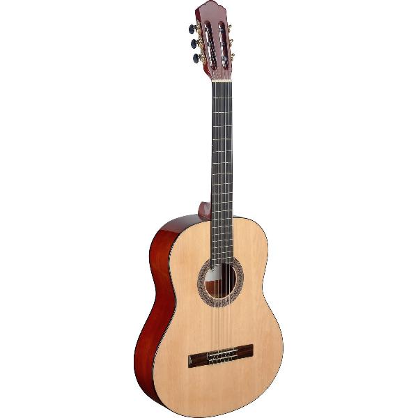 Angel Lopez MEN S : 4/4 klassieke gitaar met massief sparren bovenblad