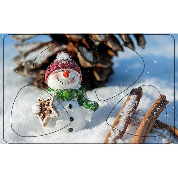 Plectrum Pasje - Sneeuwpop - Kerst