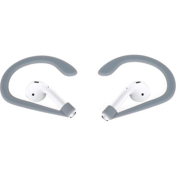 KELERINO. Oorhaken voor Airpods 1 & 2 - Grijs - 1 paar / 2 stuks