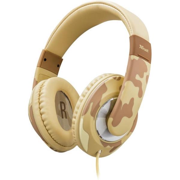 Trust Sonin Hoofdtelefoons Hoofdband Camouflage