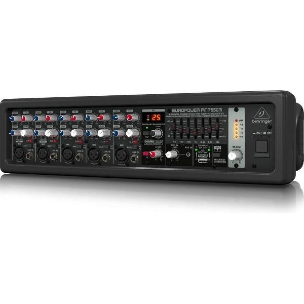 Behringer PMP550M mengpaneel 5 kanalen 20 - 20000 Hz Zwart