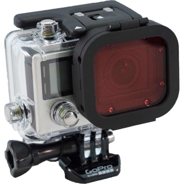 PRO-mounts Scuba Red Filter for GoPro Hero3, 3+ & 4 (Standard & Dive Housing)