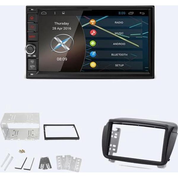 2 DIN Android (DAB) autoradio navigatie Fiat Doblo (263) en Opel Combo Tour 2011-heden