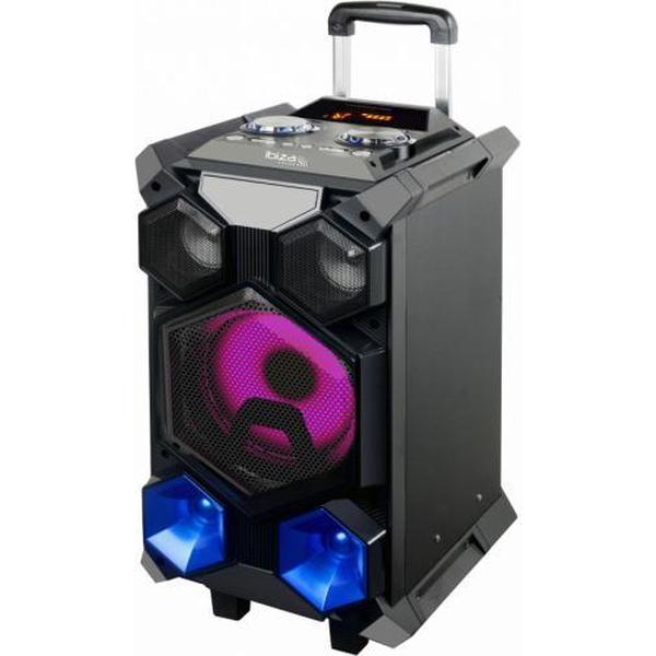 Ibiza Sound SPLBOX350-PORT 50w sound box usb fm bt mic+guitar input accu