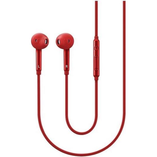 Samsung In-ear oordopjes - Rood - voor Samsung Galaxy S6, S6 Edge, S7, S7 Edge etc.