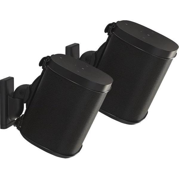 Sanus Muurbeugel set verstelbaar voor Sonos ONE, ONE SL & Play:1&3 - Zwart