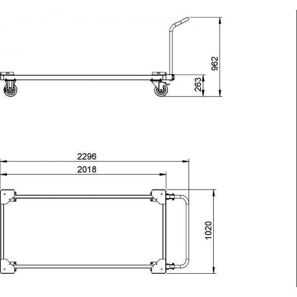 ALUTRUSS BE-1WG transport system