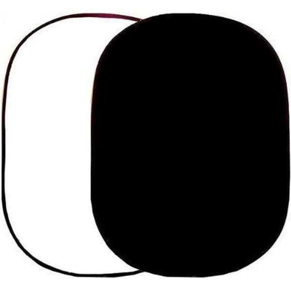 Falcon Eyes Background Board R-1482PU Wit/Zwart 148x200 cm