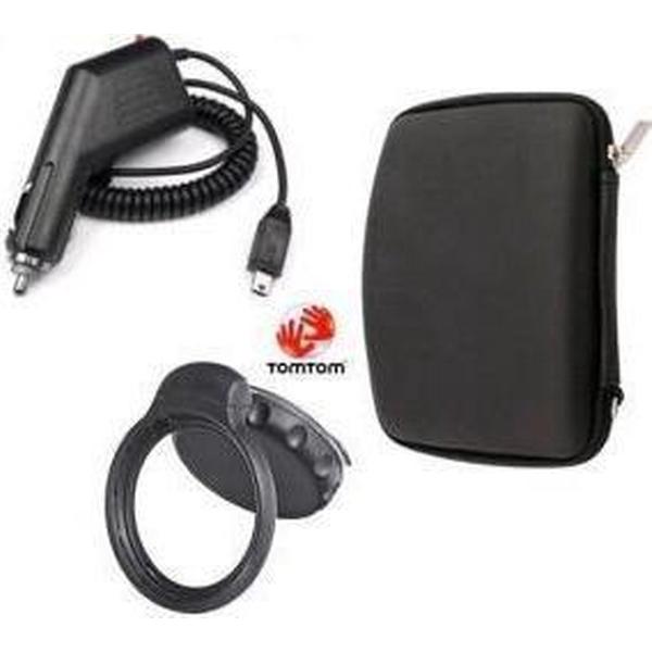 TomTom accessoireapakket met TomTom Autohouder, Autolader & TomTom case