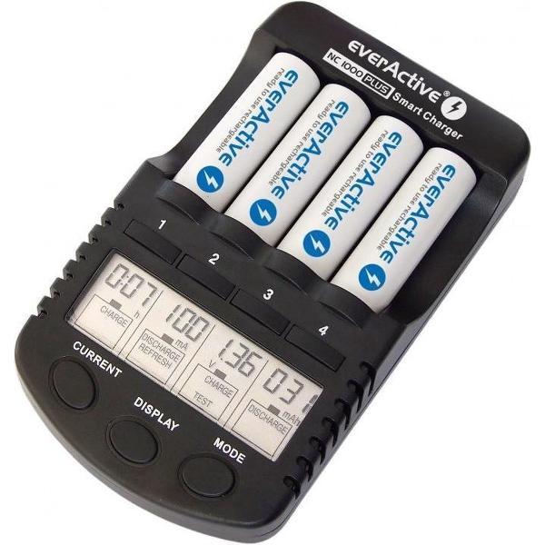 EverActive NC-1000 PLUS Professionele Batterijen Lader BL138