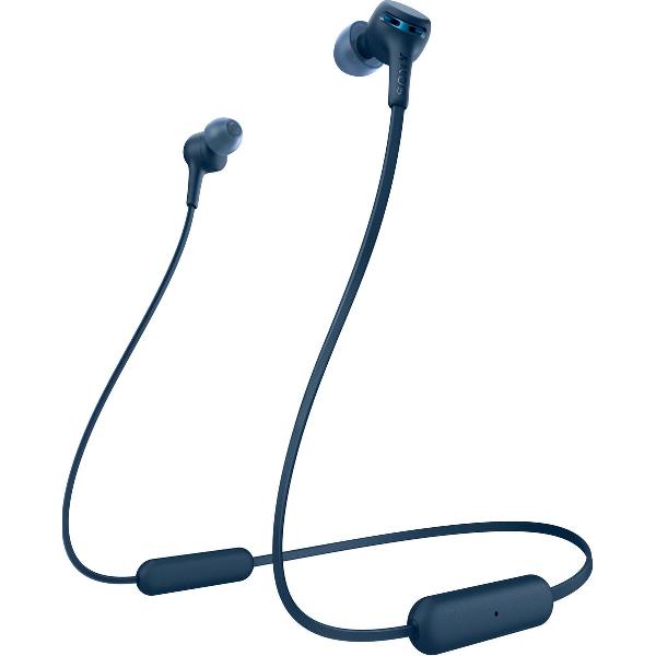 Sony WI-XB400 - Draadloze in-ear oordopjes met nekband - Blauw