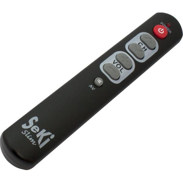 Senioren / Slechtzienden universele afstandsbediening Seki slim Zwart