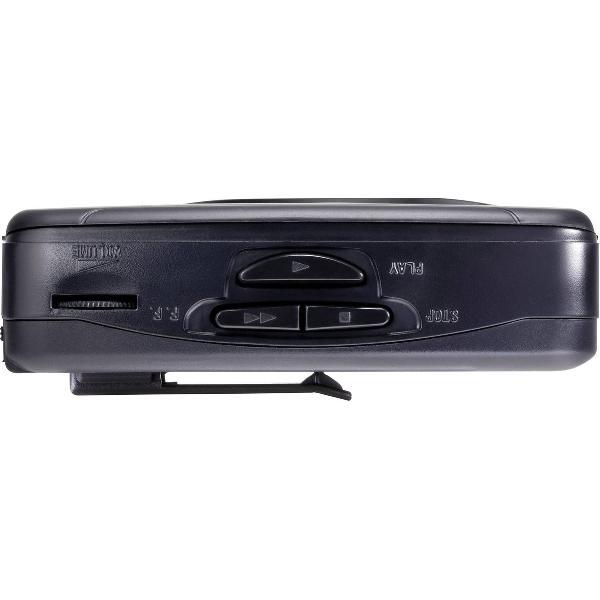 Basetech KW-118C Draagbare cassettespeler Zwart