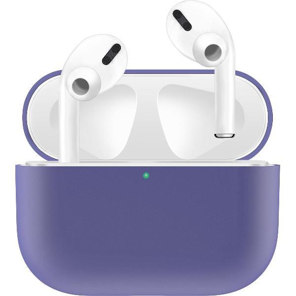 KELERINO. Siliconen Case voor Apple AirPods Pro - Hoesje - Paars