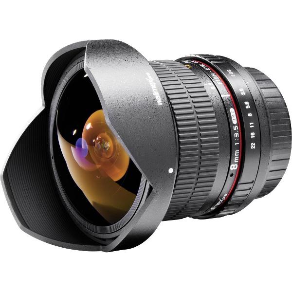 Walimex 18704 cameralens SLR Groothoeklens type ''fish eye'' Zwart