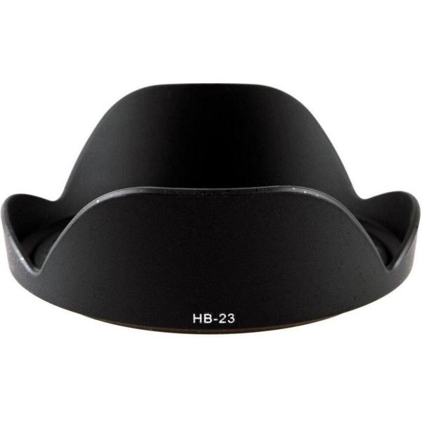 Zonnekap HB-23 voor Nikon 10-24, 12-24, 16-35, 17-35 en 18-35mm met 77mm filtermaat
