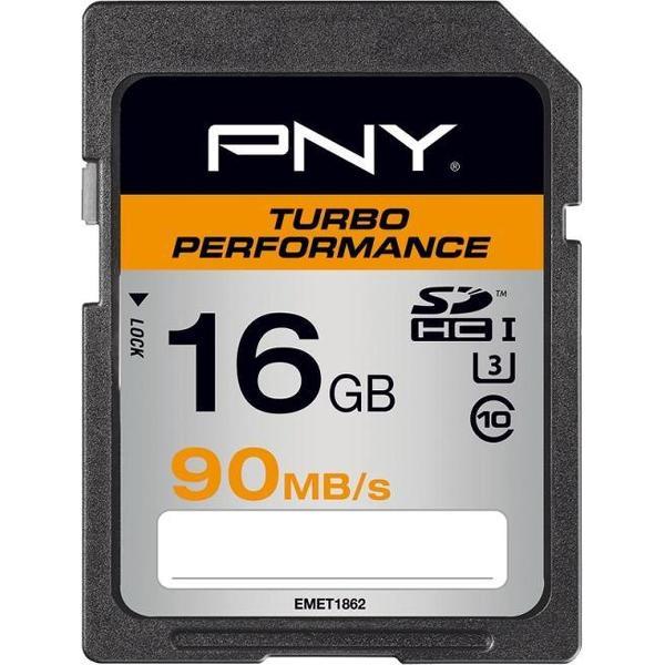 PNY SDHC Turbo Performance 16GB