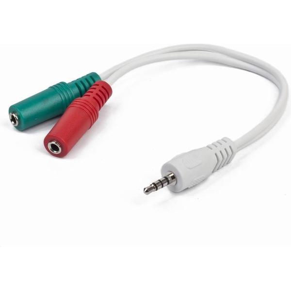 Microfoon en koptelefoon splitter, 3.5 mm Jack