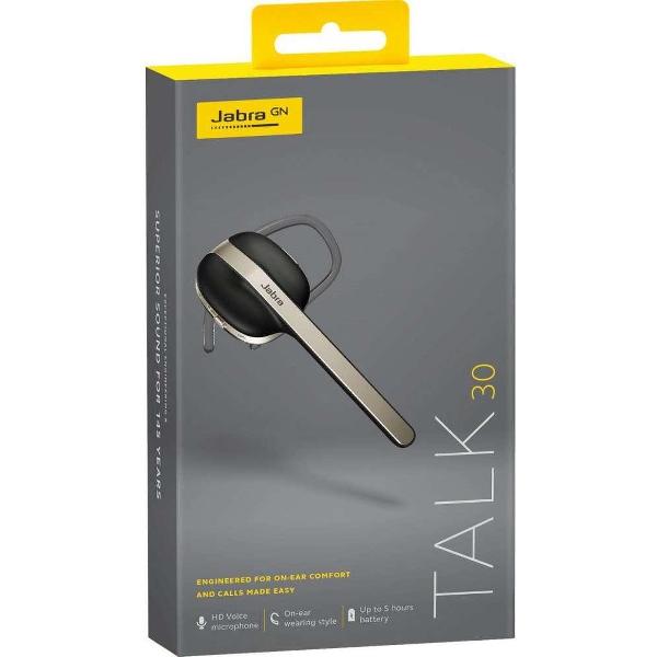 Jabra Talk 30 Bluetooth Headset - Zwart