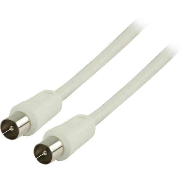 Coaxkabel Coax Male 9.0 mm - Coax Male 9.0 mm 10.0 m Wit