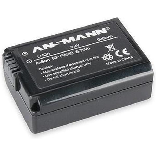 Ansmann A-Son NP FW 50 Lithium-Ion (Li-Ion) 900mAh 7.4V oplaadbare batterij/accu