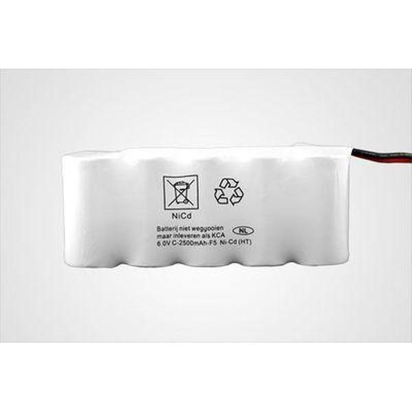 Emergency lighting battery 5x C Side By Side 6V 25Ah
