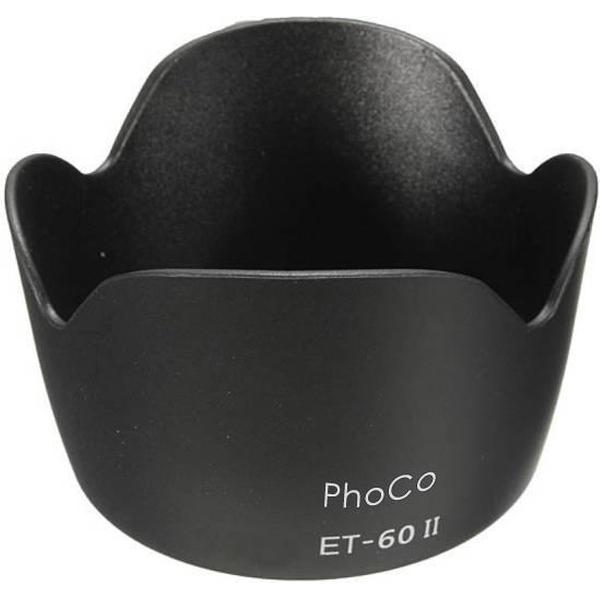 Zonnekap ET-60II voor Canon EF 75-300mm f/4.0-5.6 III met 58mm filtermaat