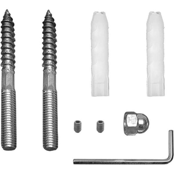 Bevestigingsset handgreep wandbevestiging RVS