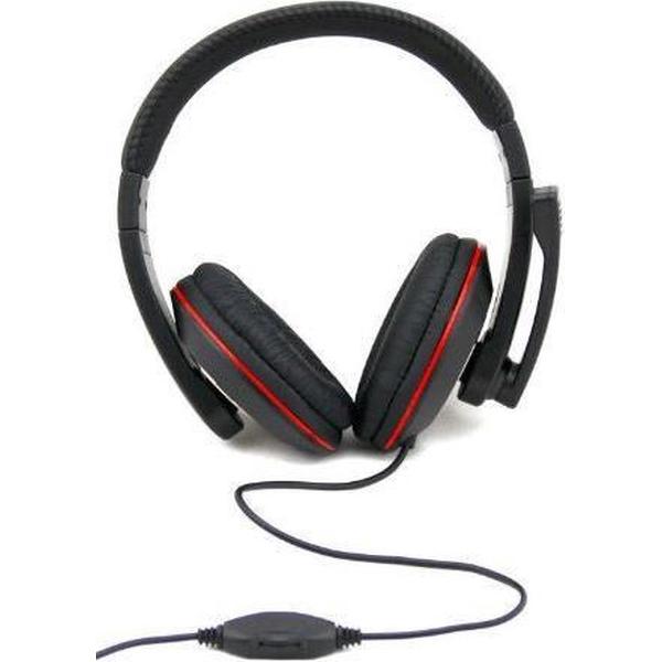 Esperanza EH118 hoofdtelefoon/headset Hoofdband Zwart, Rood