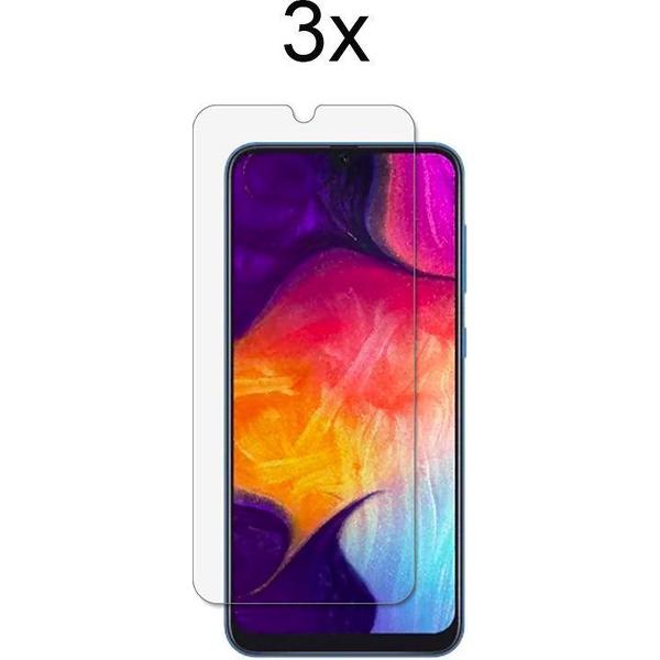 Samsung A50 Screenprotector - Beschermglas Samsung Galaxy A50 Screen Protector Glas - 3 stuks